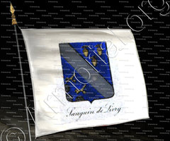drapeau-SANGUIN de LIVRY_Noblesse de France._France