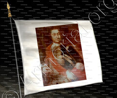 drapeau-Luigi III NASELLI MORSO FILINGERI_Barone di Castellammare (1764-1772). Sicilia._Italia