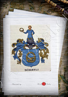 velin-d-Arches-DÖMMELI_Wappenbuch der Stadt Basel . B.Meyer Knaus 1880_Schweiz