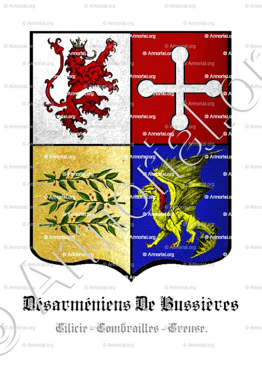 DÉSARMÉNIENS DE BUSSIÈRES_Cilicie. Combrailles. Creuse._Anatolie, France.