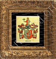 cadre-ancien-or-DREISS_Wappenbuch der Stadt Basel . B.Meyer Knaus 1880_Schweiz