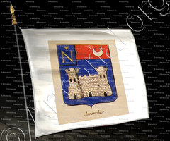 drapeau-AVRANCHES_Noblesse d'Empire._France