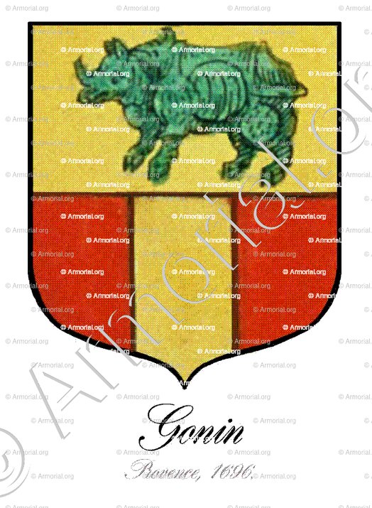 GONIN_Provence, 1696._France