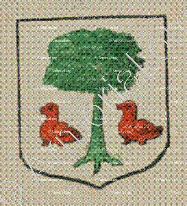 La Communauté des habitants du village de Nidermouspach (Niedermuespach) (Alsace)_Blason enregistré sous le règne de Louis XIV_France 