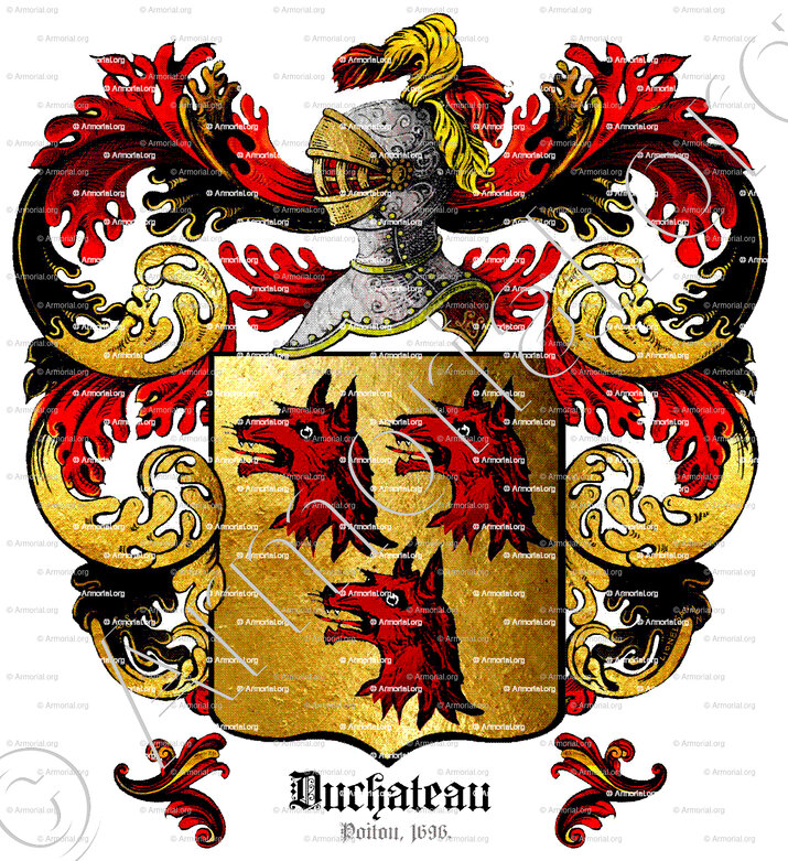 DUCHATEAU_Poitou, 1696._France.