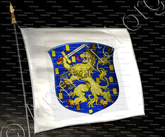drapeau-VERENIGD KONINKRIJK en KINGS van NEDERLAND 1815-1907_