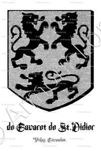 De GAVARET de SAINT-DIDIER