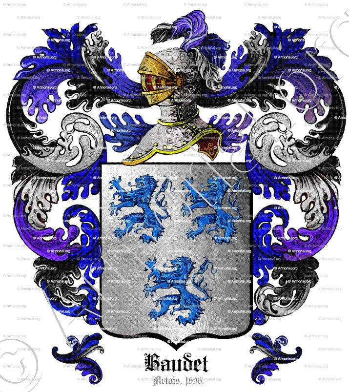 BAUDET_Artois, 1696._France.