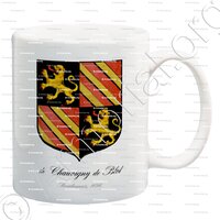 mug-De  CHAUVIGNY de BLOT_Arm. du Bourbonnais 1696._France