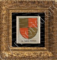 cadre-ancien-or-De CHÂTEL PERRON_Bourbonnais_France