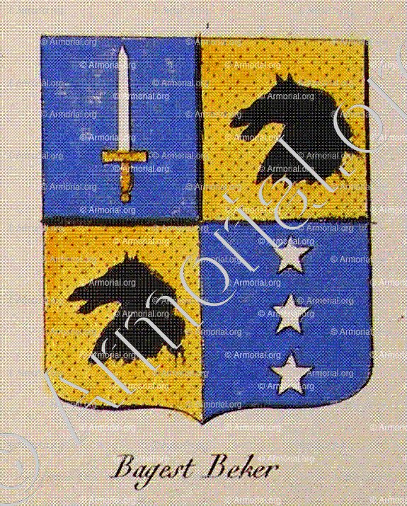 BAGEST BEKER_Noblesse d'Empire._France
