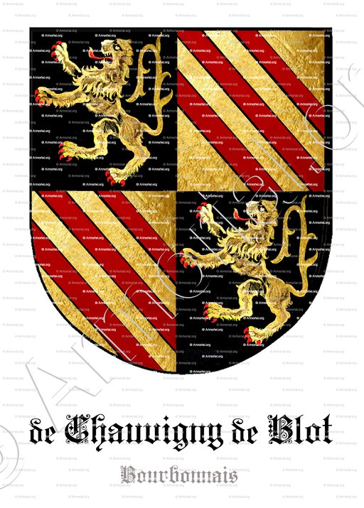 de CHAUVIGNY de BLOT_Bourbonnais, Auvergne._France