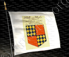 drapeau-de SAINT MARTIN d'ALLIÉ_Genève, Duché de Savoie._Suisse, France