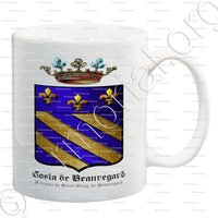 mug-COSTA de BEAUREGARD Marquis de SAINT-GENIX de BEAUREGARD_Genova1389, Savoie 1700._Italia, France ()