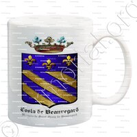 mug-COSTA de BEAUREGARD Marquis de SAINT-GENIX de BEAUREGARD_Genova1389, Savoie 1700._Italia, France ()