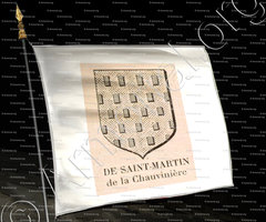 drapeau-de SAINT MARTIN_ Seigneur de la Chauvinère, Echevin 1531-1535, Arch. de  Niort,_France