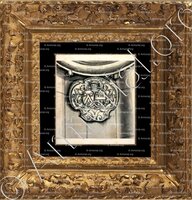 cadre-ancien-or-Seigneur SADOC & Dame MARTIN_Paris. Eglise Saint Jacques de la Boucherie_France ()