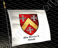 drapeau-Adèle Christina de HOLLANDE_1050-1085_Nederland +