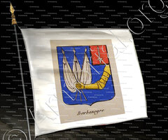 drapeau-BARBANEGRE_Noblesse d'Empire._France
