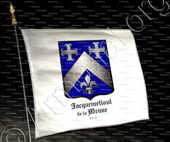 drapeau-JACQUEMETTON DE LA MENUE_Forez_France