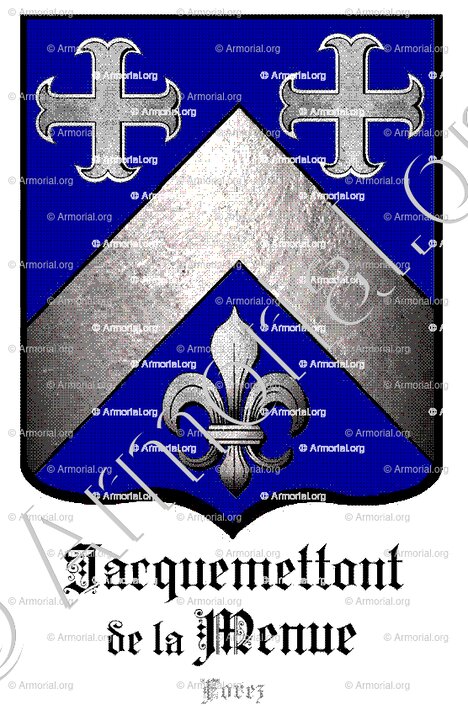 JACQUEMETTON DE LA MENUE_Forez_France