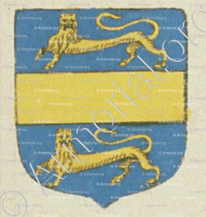 de GALARD de BEARN femme de LIGOUR (La Rochelle)_Blason enregistré sous le règne de Louis XIV._France