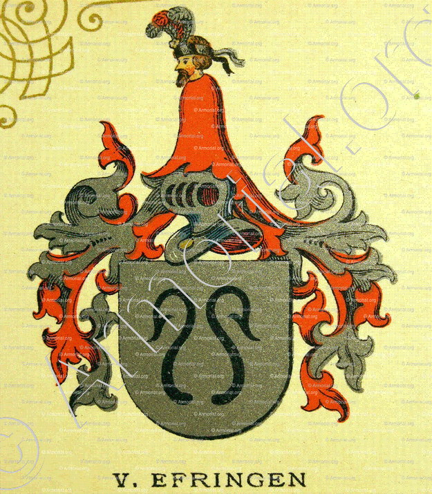 EFRINGEN_Wappenbuch der Stadt Basel . B.Meyer Knaus 1880_Schweiz