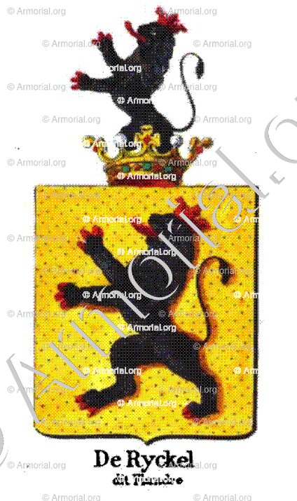 DE RYCKEL dit FLANDRE_Armorial royal des Pays-Bas_Europe
