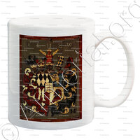 mug-EBERHARD LUDWIG von WÜRTTEMBERG_Wappen Eberhard Ludwig, Herzog zu Württemberg - _Deutschland