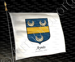 drapeau-AYNÈS_ Armorial de France de 1696-1710, Reg. Lyon (4)