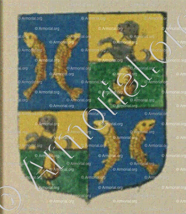 BARBAUD (Alsace)_Blason enregistré sous le règne de Louis XIV_France  (1)