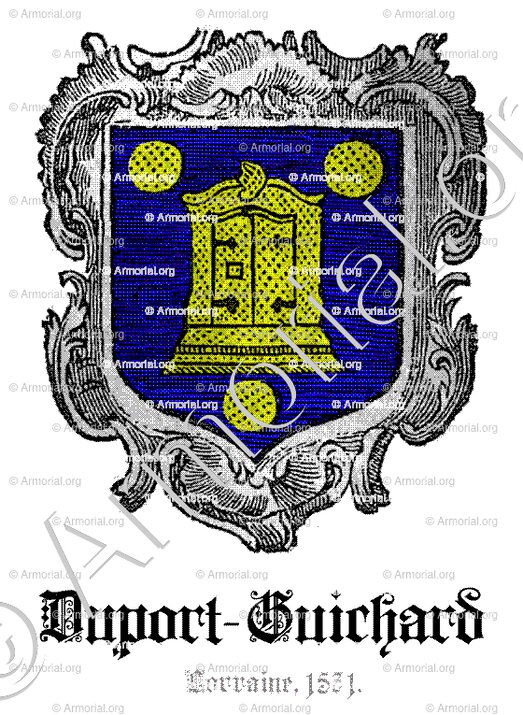 DUPORT-GUICHARD_Lorraine, 1571._France