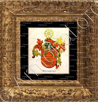 cadre-ancien-or-EHRENSPERGER_ Wappenbuch der Stadt Basel . B.Meyer Knaus 1880._Schweiz. Suisse. Svizzera. ()