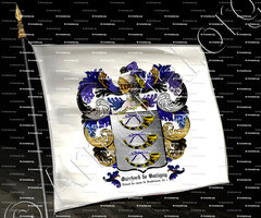 drapeau-GUICHARD de BATTIGNY_Vassal du comte de Vaudémont, 14e s._France (ii)