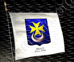 drapeau-MINET_Paris, 1696_France