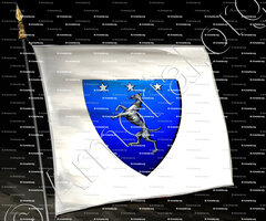 drapeau-FORNIER de MARCOSSAY_Ancien Duché de Savoie_Etats de Savoie