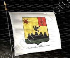 drapeau-BARTHEZ de la MARMORIERES_Baron de l'Empire, 1811._France