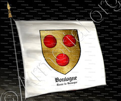 drapeau-BOULOGNE_Comté de Boulogne_France