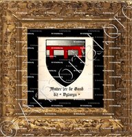 cadre-ancien-or-WALTER 1er de GAND dit VYLAEYN_ Flandre_()