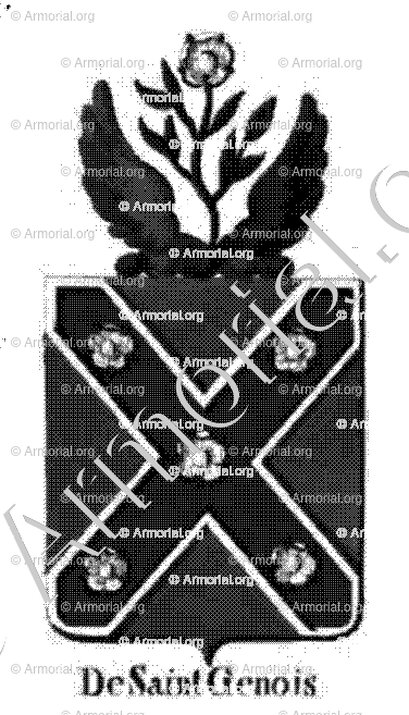 DE SAINT GENOIS_Armorial royal des Pays-Bas_Europe