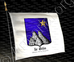 drapeau-de GÉLIS_Albigeois, Quercy, Languedoc_France