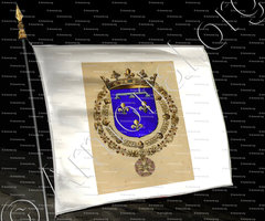 drapeau-d'ORLEANS LONGUEVILLE_Henry d'Orléans (1595-1663), duc de Longueville et d'Estouteville._France.