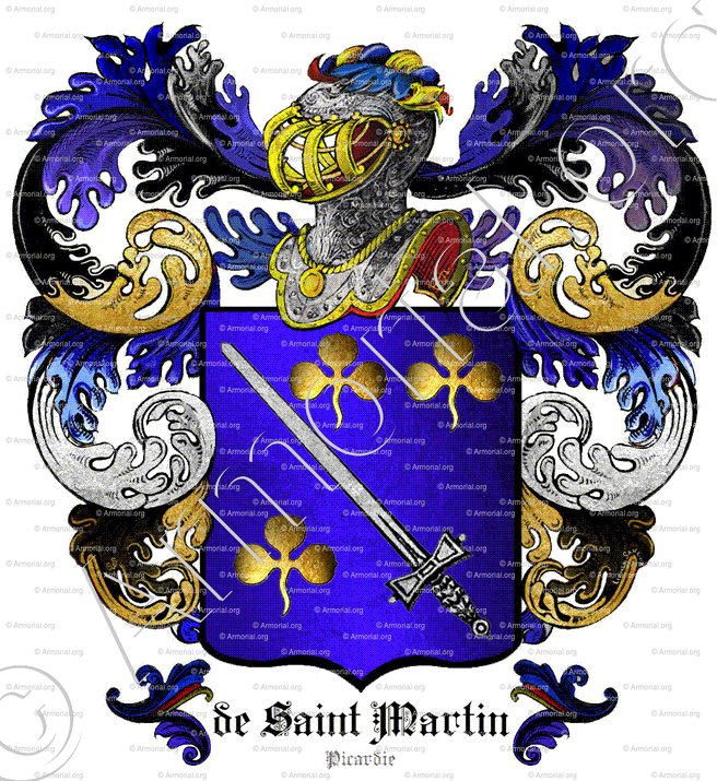 de SAINT MARTIN_Intendant de Picardie,1700._France ()