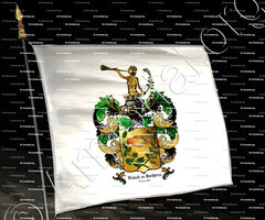 drapeau-von FRITSCH zu HORCHHEIM_Kurfürstentum Trier, Baron 1790._Deutschland