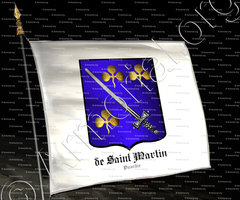 drapeau-de SAINT MARTIN_Intendant de Picardie,1700._France