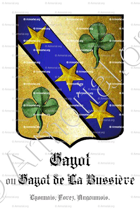 GAYOT ou GAYOT DE LA BUSSIÈRE_Lyonnais, Forez, Angoumois._France  (1)