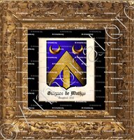 cadre-ancien-or-de GUIGUES de MATHYS_Dauphiné (Chevalier,1212, héritier Galbert) _France