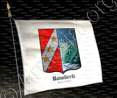 drapeau-RAIMBERTI_Ancien fief deSaint-Martin Vésubie. Comté de Nice._Etats de Savoie