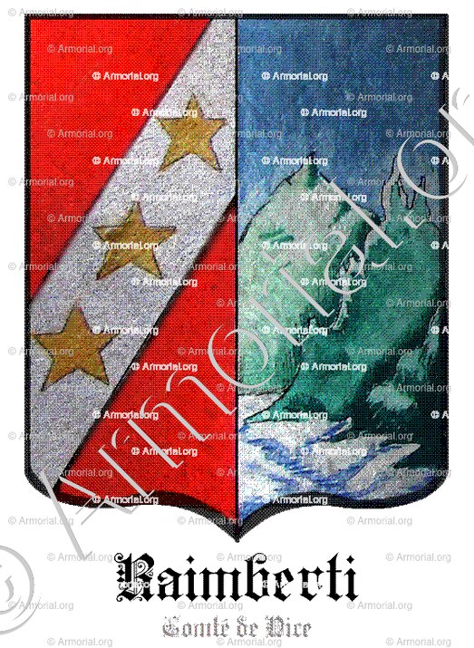 RAIMBERTI_Ancien fief deSaint-Martin Vésubie. Comté de Nice._Etats de Savoie