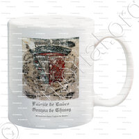 mug-FILLETTE de LUDES et GOUJON de THUISY_Seigneurs de Ludes. Armoiries dans l'Eglise de Ludes._France